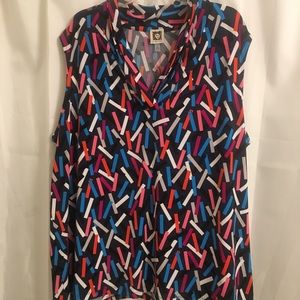 Anne Klein Sleeveless Blouse